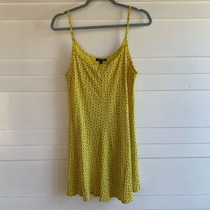 Yellow flower sundress